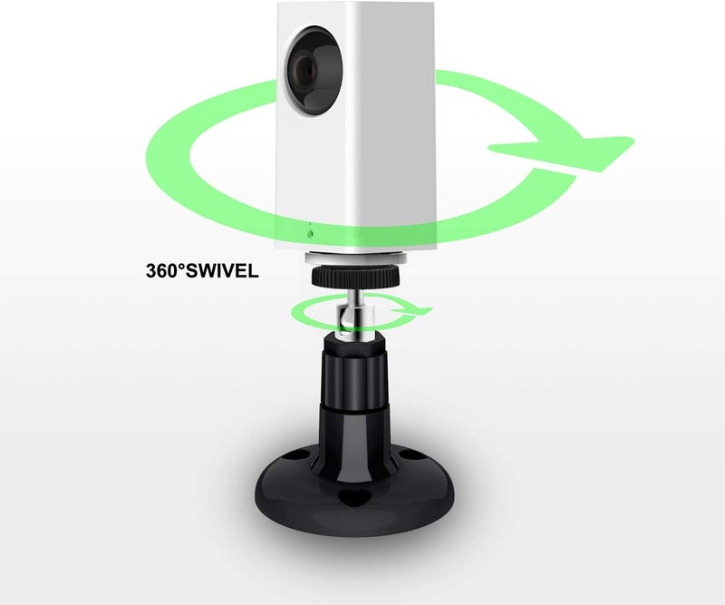 FASTSNAIL Wall Mount Compatible with Wyze Cam Pan & Wyze Cam V3/Ring Camera, Adjustable Indoor Outdoor Mount for Wyze Cam Pan, Wyze Cam Outdoor, Wyze Cam V3/ArloPro/2/3/4/5//Ultra/Ultra 2 Pack Black - Image 5