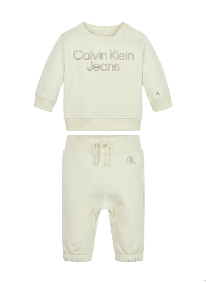 Calvin Klein Jeans - Baby Multi Piece Set - Cotton Blend, Grey - Image 1