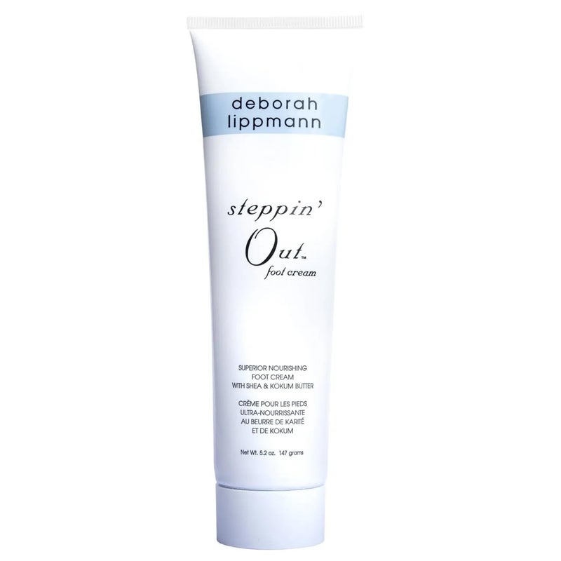 Deborah Lippmann Steppin' Out Foot Cream | Moisturizes & Softens Dry Feet, Restores Flexibility & Cracked Heels for Healthy Skin | Non-Greasy | 5.2 Oz - Image 1