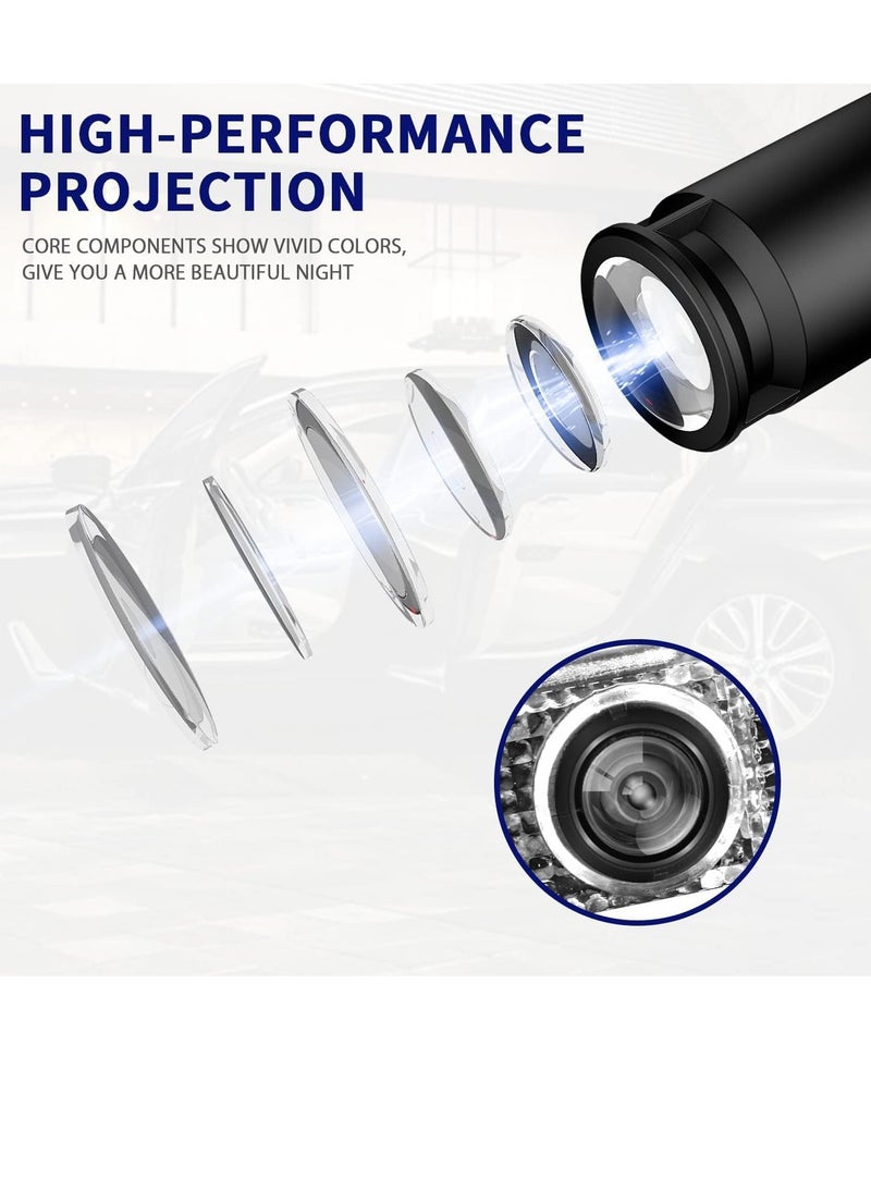 2Pcs Car Door Lights Logo Projector HD Welcome Lights Puddle Lights Compatible for BMW Accessories1 2 3 4 5 6 7 Series M3 M5 X1 X3 X4 X5 X6 Series