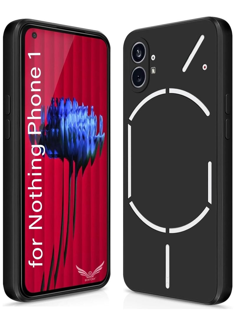 JAJEEK Case Compatible with Nothing Phone 1 6.55 inch, Liquid Jelly Silicone Nothing Phone 1 Cover, Anti Scratch Flexible Shockproof Protective Case for Nothing Phone 1 - Premium, Durable, and Stylish Protection - Image 1
