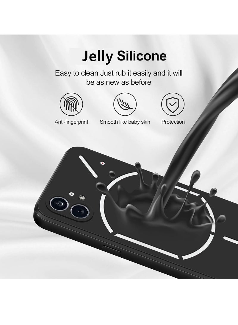 JAJEEK Case Compatible with Nothing Phone 1 6.55 inch, Liquid Jelly Silicone Nothing Phone 1 Cover, Anti Scratch Flexible Shockproof Protective Case for Nothing Phone 1 - Premium, Durable, and Stylish Protection - Image 3