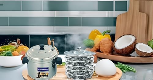 TENNYSON TENNYSON Jointless Mini Idli Cooker 6 Plates  - Image 1