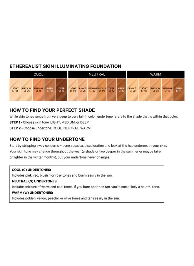 كيفين أوكوين The Etherealist Skin Illuminating Foundation Light Ef 03