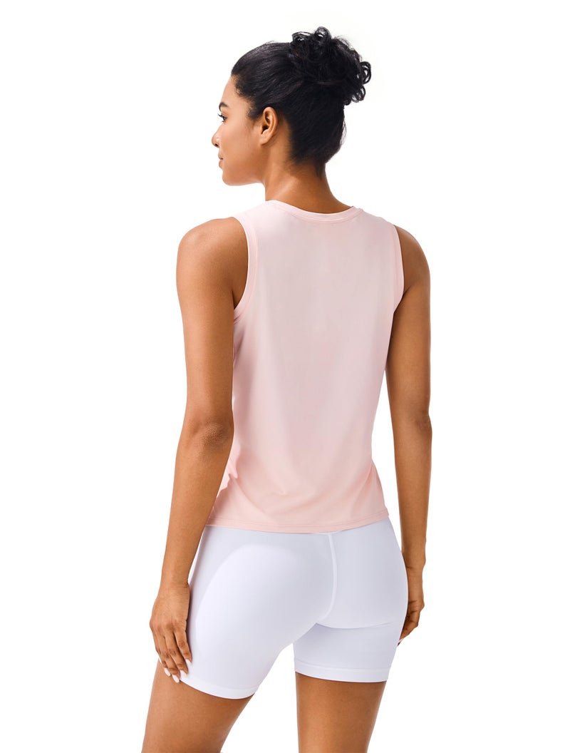 JOYSPELS Workout Tops for Women Crop Sleeveless Workout Shirts for Women Athletic Running Yoga Tank Top for Women - Image 2
