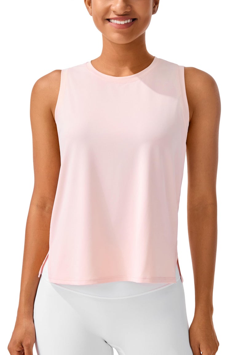 JOYSPELS Workout Tops for Women Crop Sleeveless Workout Shirts for Women Athletic Running Yoga Tank Top for Women - Image 1