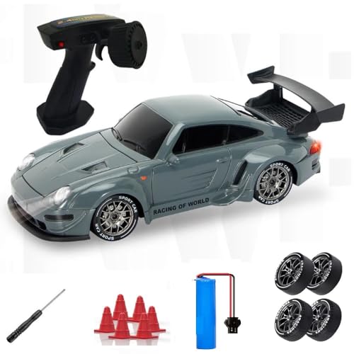 Jack Royal Tokyo Drift High Speed Remote Control 1:20 Scale Drift Car | 20Kmph, 2.4Ghz | Rc Drifting Car 4 Wheel Drive Boost Mode Long Range Remote Hard Plastic Top with LED Head Light - Image 1