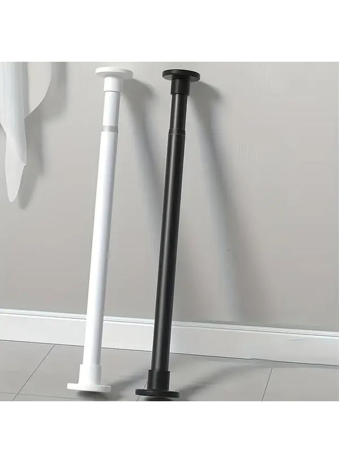 Adjustable Spring Tension Rod Black 19 69 To 31 5 Inch No Drill Installation - Image 1