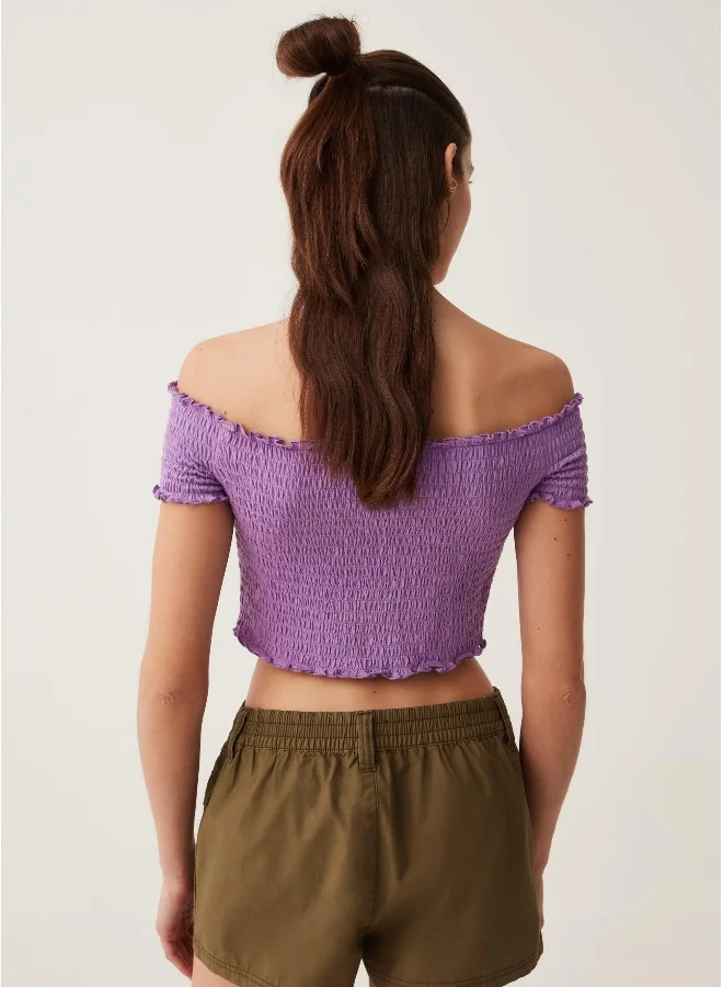 او في اس Ovs Baby Angel Shirred Top
