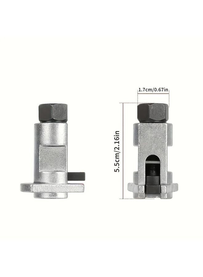 1pc Spring Loaded Pivot Pliers Adjustable Grip Metal Car Disassembly Tool For Shock Absorbers - Image 3