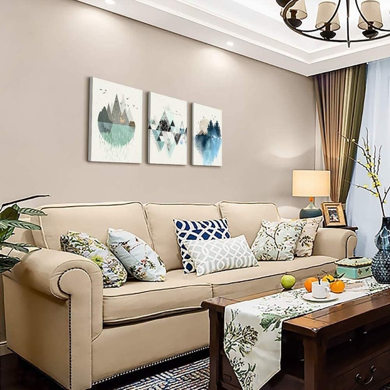 Bpa Abstract Mountain Canvas Prints Wall Art - Image 5