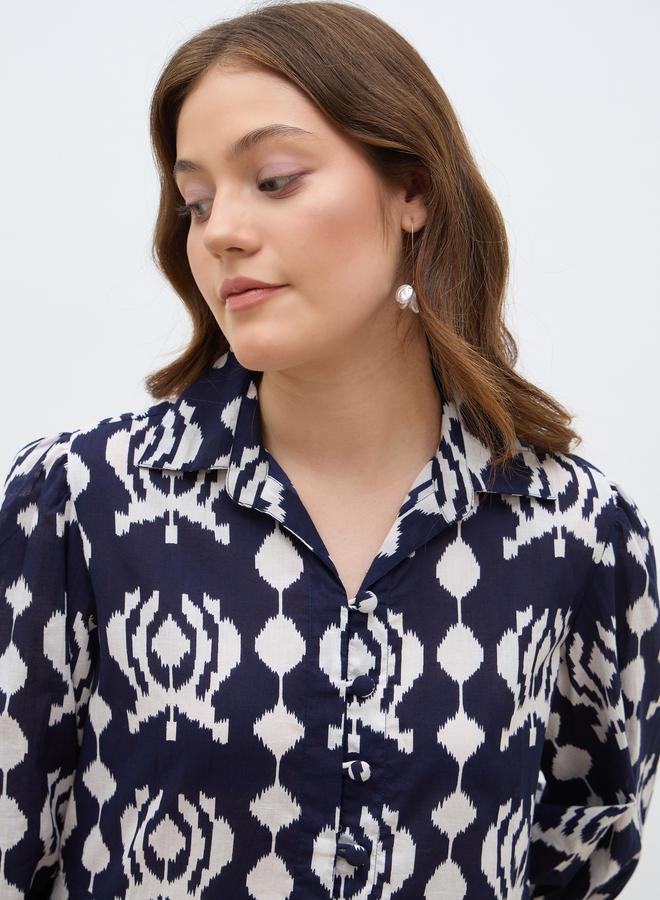 Styli Regular Fit Printed Maxi Kimono - Image 4