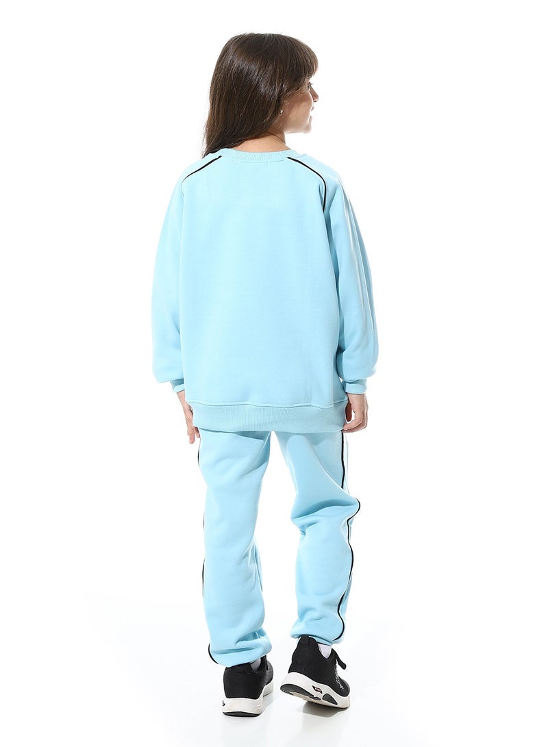 Caesar Printed Girls Meleton Training Suit - Image 3