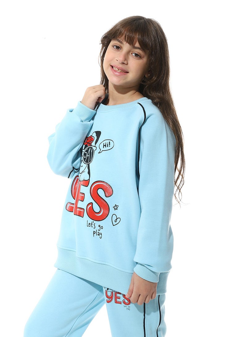Caesar Printed Girls Meleton Training Suit - Image 4