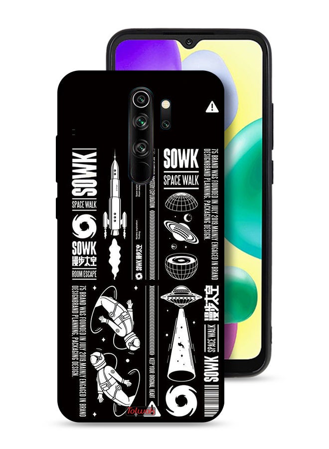 Tolwak Xiaomi Redmi Note 8 Pro Protective Case Cover Sowk Space Walk Sticker - Image 1