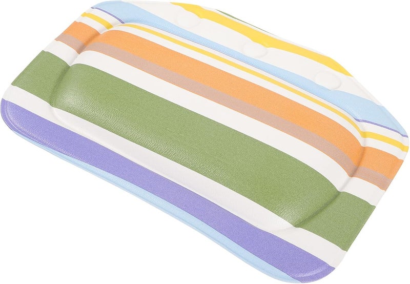 Relaxing Bathtub Pillow with Suction Cups, Foam Headrest Pad for Home Spa and Hot Tub, Fatigue Relief Bath Cushion for Neck and Shoulder Support - Image 1