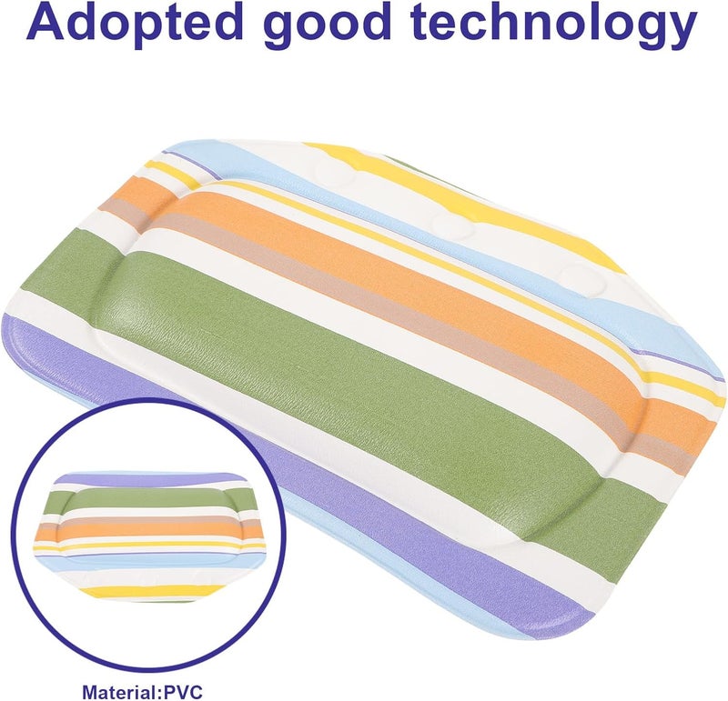 Relaxing Bathtub Pillow with Suction Cups, Foam Headrest Pad for Home Spa and Hot Tub, Fatigue Relief Bath Cushion for Neck and Shoulder Support - Image 3