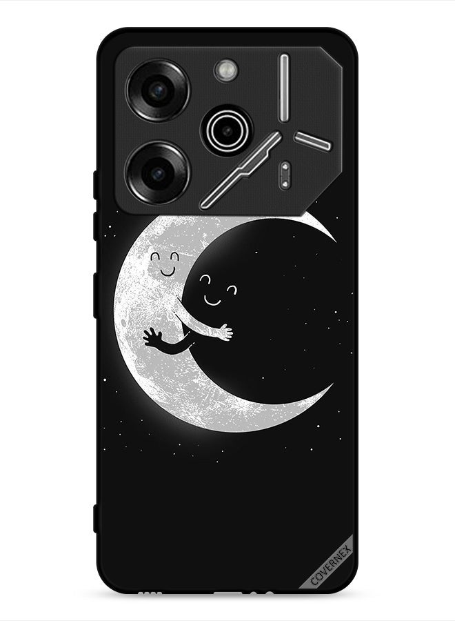Covernex Tecno Pova 6 Pro 5G Protective Case Cover Moon & Dark Sky Hug - Image 1