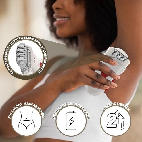 Epilady Legend 4th Generation and Epilady Esthetic Facial Epilator - Bundle Kit Value Pack - Image 4