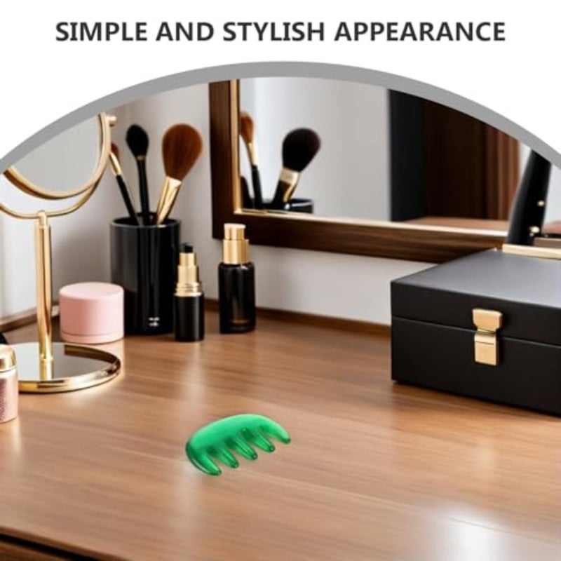 2pcs Resin Scalp Massage Comb Five-Claw Head Massager Manual Hair Scalp Massager Tool For Travel And Daily Use Soothing Head Massage - Image 4