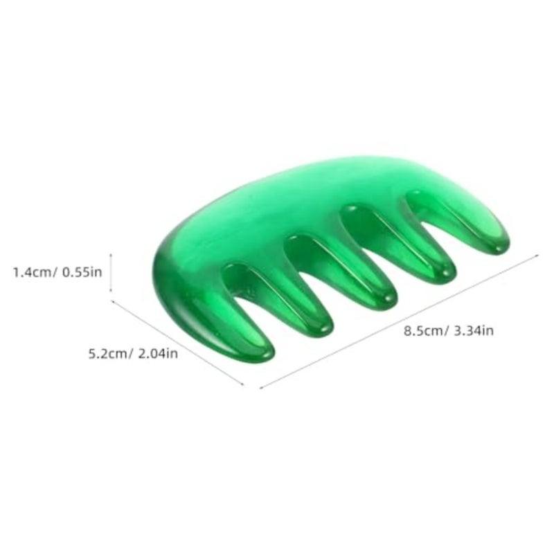 2pcs Resin Scalp Massage Comb Five-Claw Head Massager Manual Hair Scalp Massager Tool For Travel And Daily Use Soothing Head Massage - Image 2