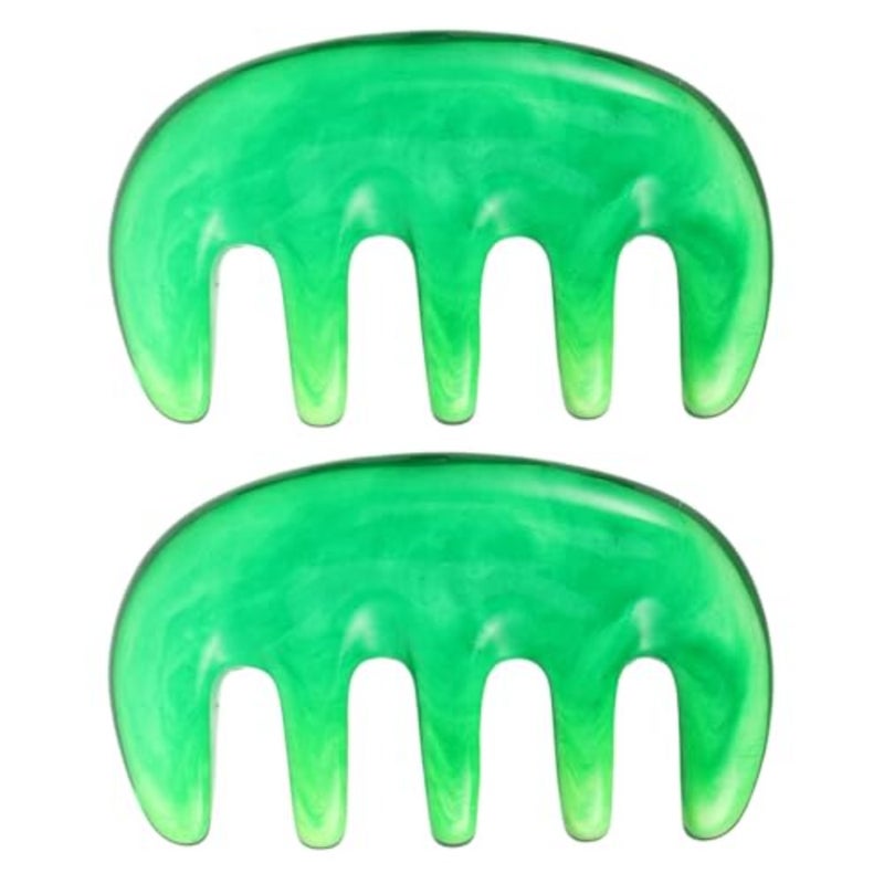 2pcs Resin Scalp Massage Comb Five-Claw Head Massager Manual Hair Scalp Massager Tool For Travel And Daily Use Soothing Head Massage - Image 1