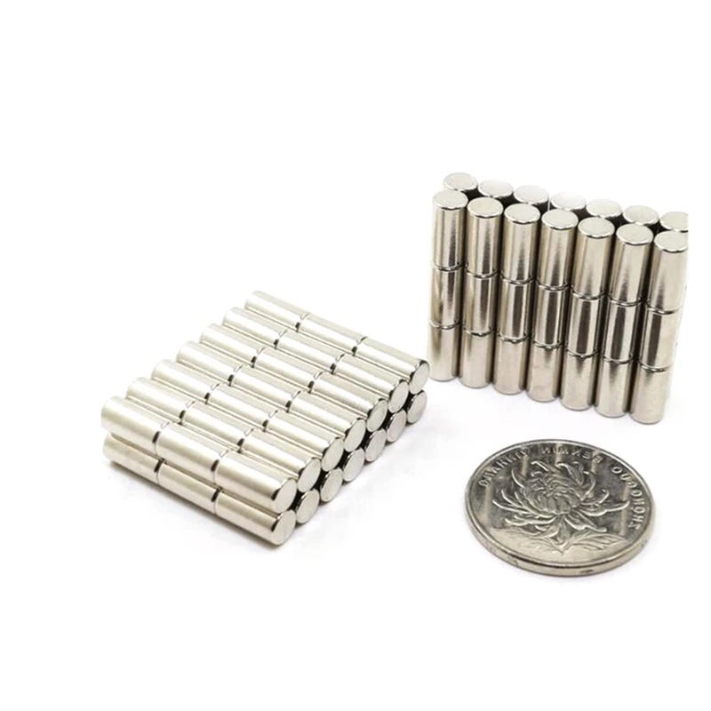 50PCS 6x10mm Neodymium Disc Magnets Small Round Magnets For Home Kitchen Office Crafts - Image 3