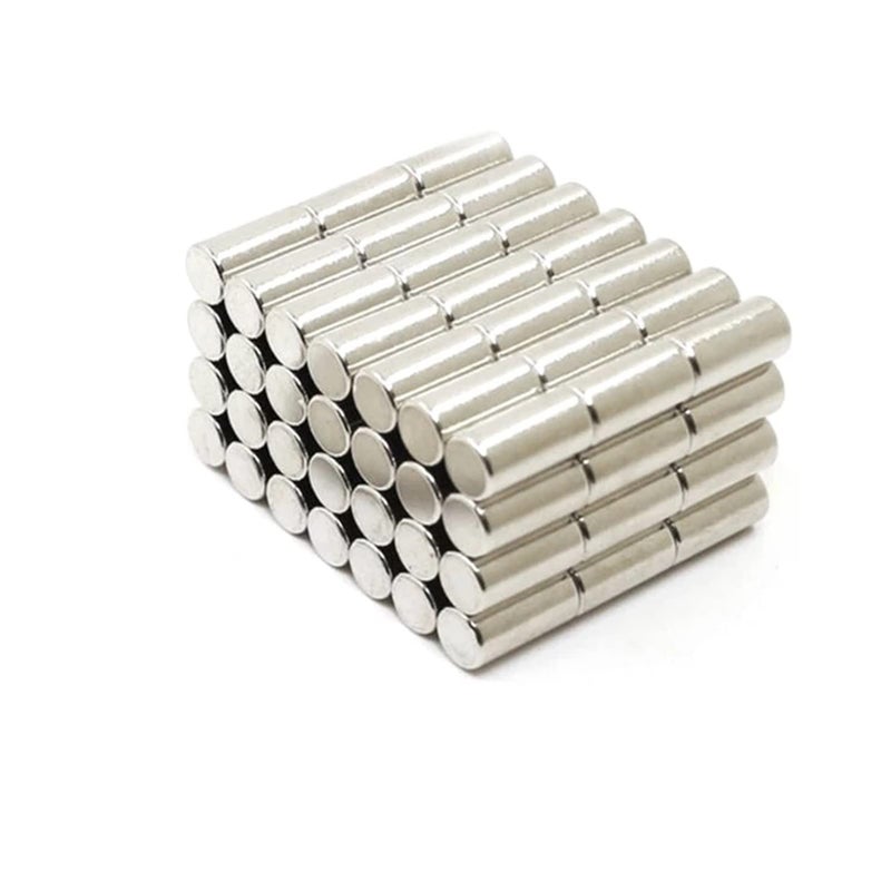 50PCS 6x10mm Neodymium Disc Magnets Small Round Magnets For Home Kitchen Office Crafts - Image 2
