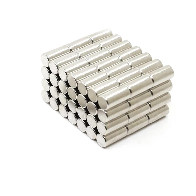 50PCS 6x10mm Neodymium Disc Magnets Small Round Magnets For Home Kitchen Office Crafts - Image 1