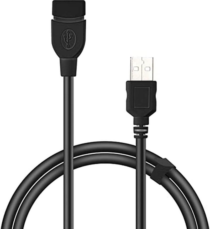 سبيدلينك كابل وصلة USB 2.0 1.80 متر HQ-170208-BK، محمول - Image 1