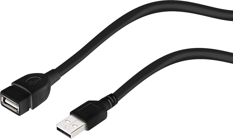 سبيدلينك كابل وصلة USB 2.0 1.80 متر HQ-170208-BK، محمول - Image 2