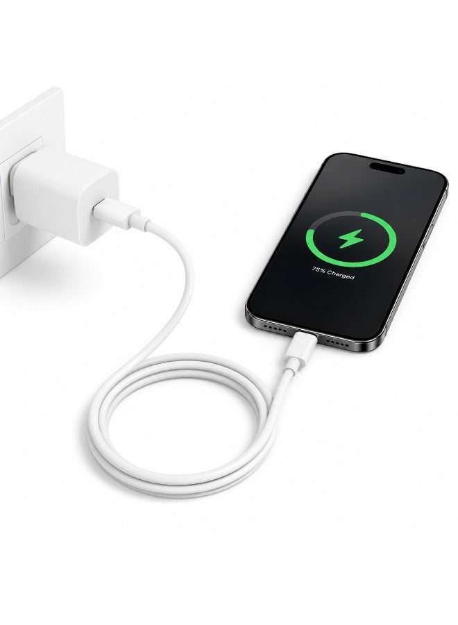 كابل شحن سريع USB-C إلى USB-C بقوة 60 واط، كابل بيانات Type-C PD متوافق مع آيفون 15 وسامسونج وماك بوك وآيباد - Image 2