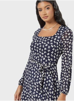 MELA LONDON All-Over Bow Print Dress  - Image 3