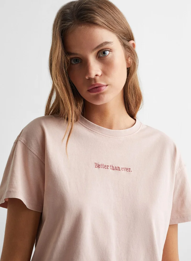 مانجو Youth Slogan T-Shirt