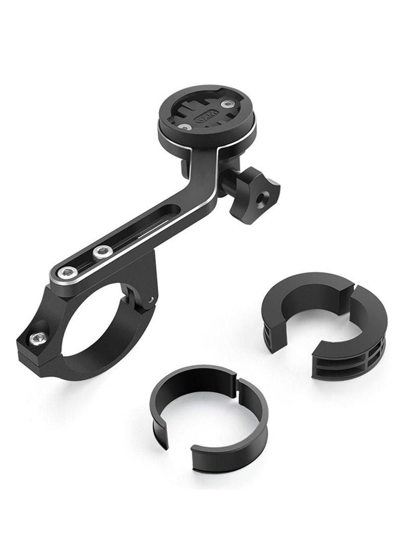 SYOSI Bicycle Seat Post Bracket Support, Bike Computer Mount Compatible with Garmin GPS, CNC Aluminum Handlebar 22-35mm Stand Holder  - Image 1