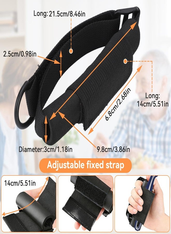 Agatige Aid Utensil Cuff Holder, Adjustable Hand Strap Easy Grip Adaptive Equipment Cuff Eating Utensils for Holding Utensils, Eating Assistance Cuff, Weak Grip & Limited Mobility - Image 4
