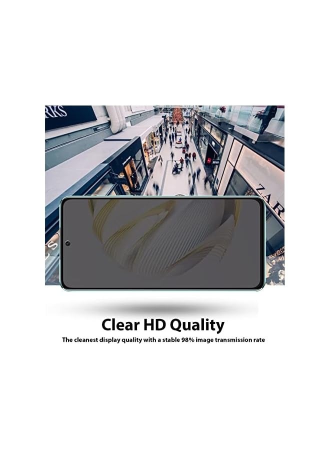 PROMASS Privacy Screen protector compatible with Huawei nova 10 SE Screen Protector Tempered Glass [HD Full Coverage][Scratch Resistant] - Image 3