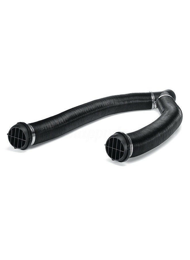 Generic - Compatible with Webasto Diesel Heater 75mm Heater Pipe Ducting Y Branch Warm Air Outlet Vent Kit - Image 1