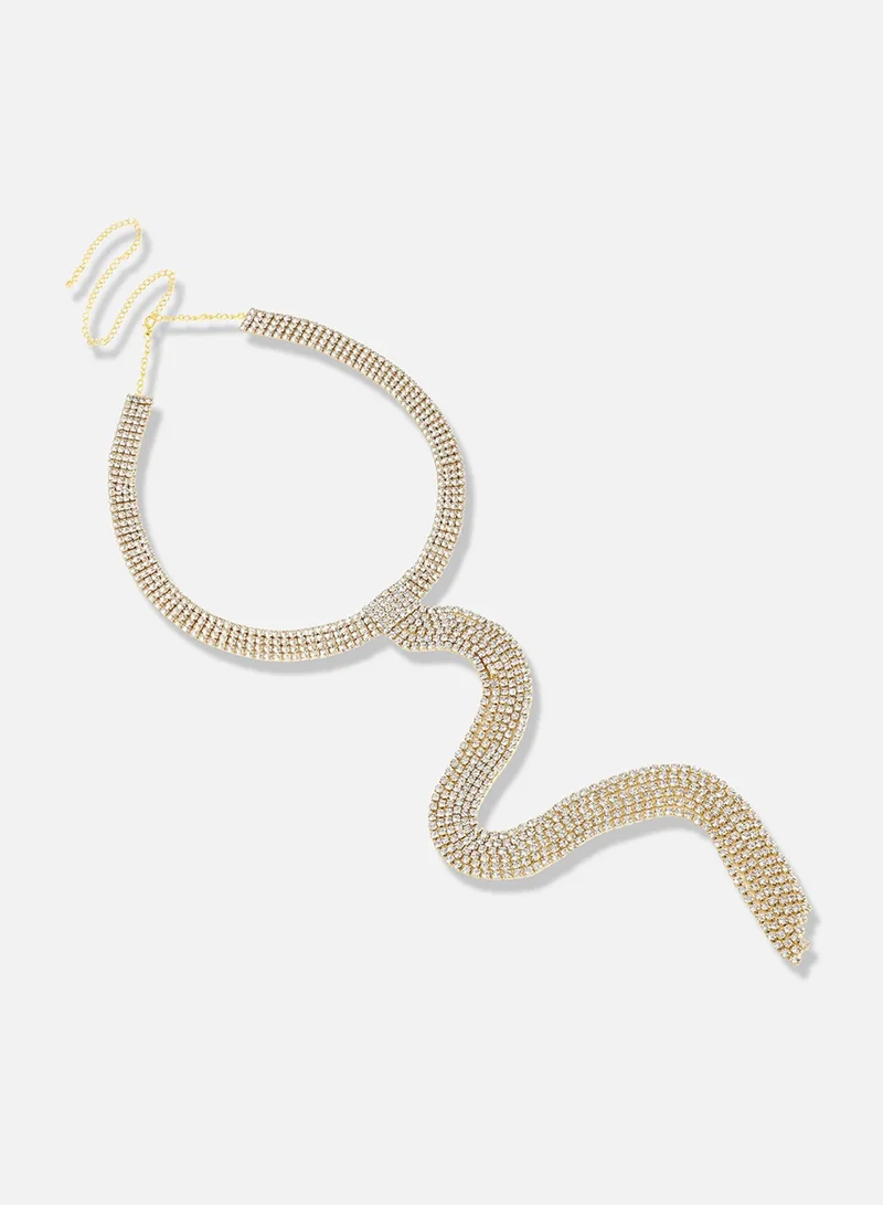 سوهي قلادة مصممة للحفلات مطلية بالفضة