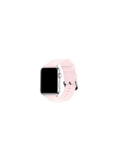 Apple Watch Band 49mm/45mm/44mm Premium Leather Band Buckle Strap Wristband Light Pink