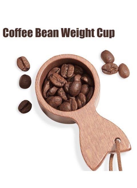 Coffee Bean Weighing Tray, Wooden Measuring Vessel Coffee Scoops, Coffee Bean Container Coffee Weighing Tray, Weighing Sample Tray