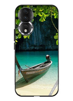 Protective Case Cover For Honor 80 Boat Lake Design Design Multicolour