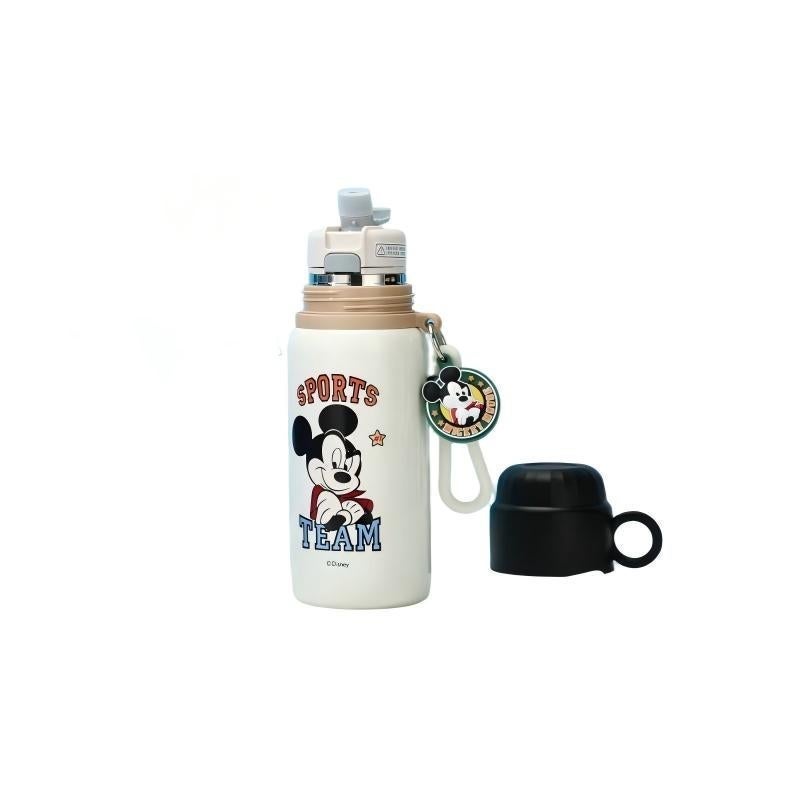 D-1331 Vacuum Student Cup 460ml, 304 Inner & Outer, 316 Liner Bottom, 2-in-1 Straw & Direct Drinking, 6-Layer Temperature Lock, Tea & Water Separation