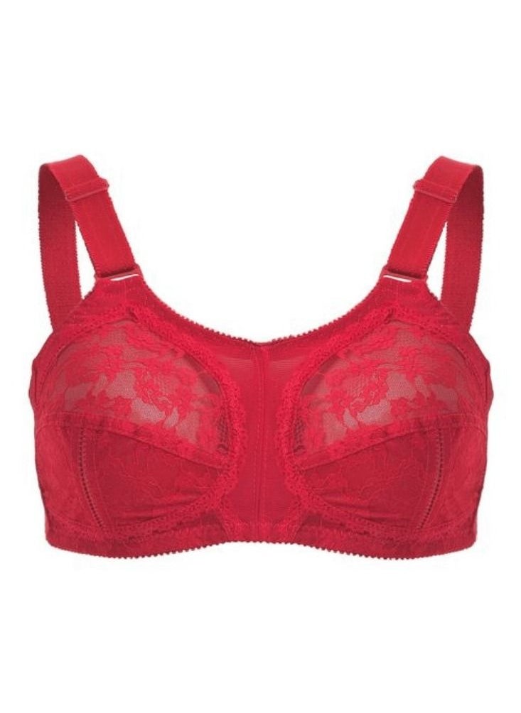 Lasso - Lasso Non Padded Wire Free Lace Bras - 2 Pieces - Colours (red- brown) - Image 1