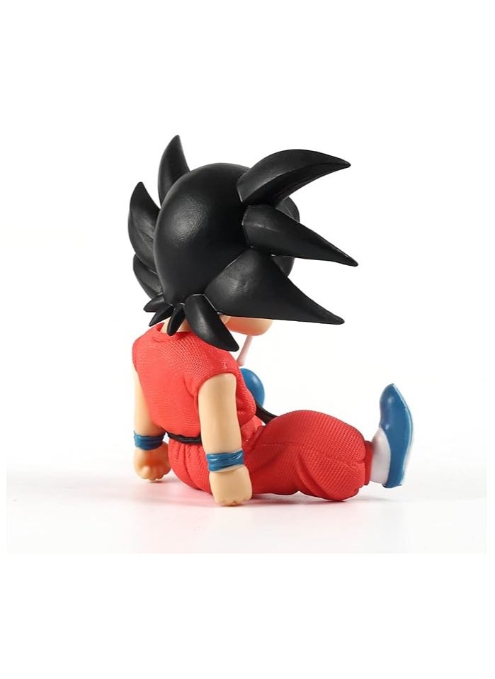 General Dragon Ball Figure Childhood Goku Model Toy GK Sleeping Scene Sleepy Goku Cute Birthday Gift Desktop Decorations  - Image 3