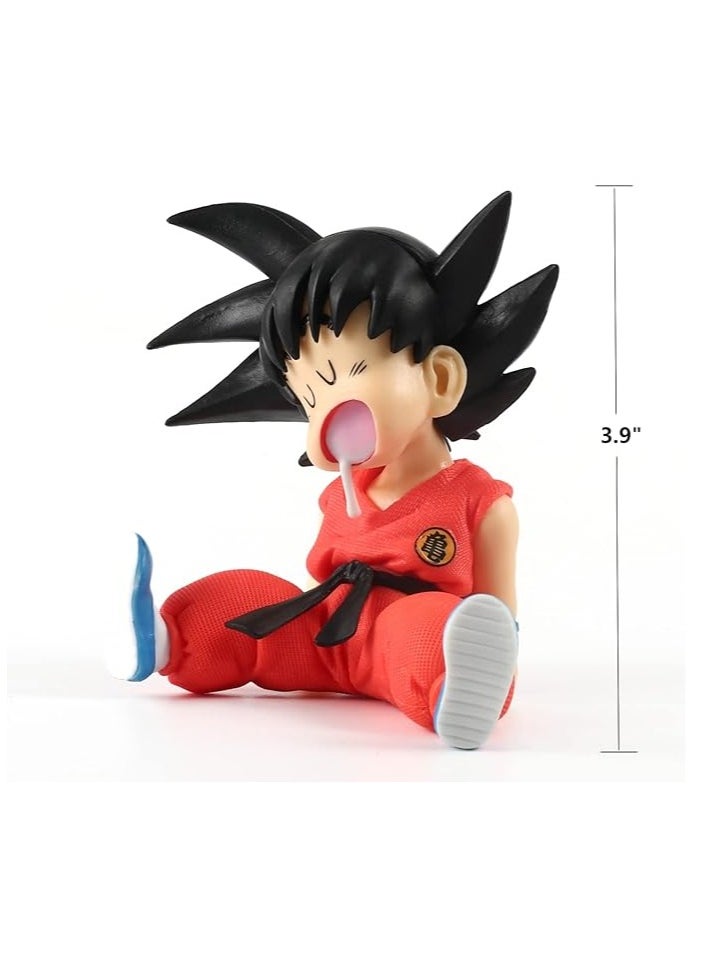 General Dragon Ball Figure Childhood Goku Model Toy GK Sleeping Scene Sleepy Goku Cute Birthday Gift Desktop Decorations  - Image 4
