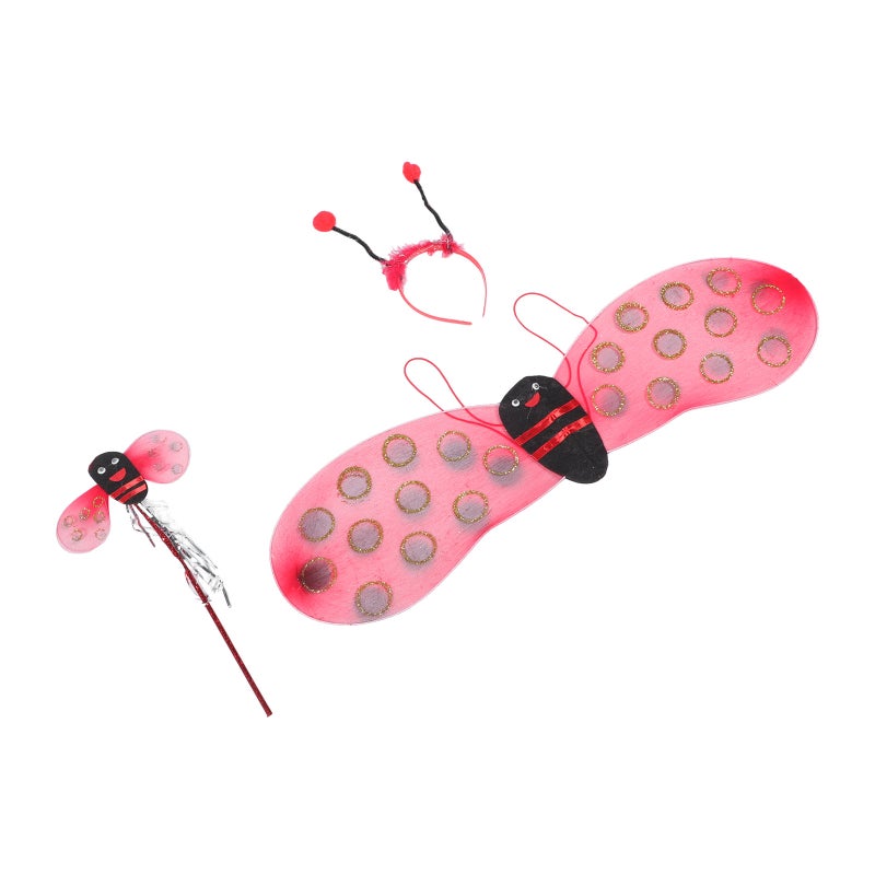 2 Sets Costume Set with Headband and Halloween Cosplay Up for Kids - Image 5