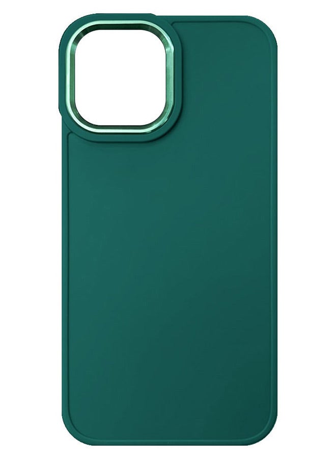 JOWAY جراب سيليكون ناعم فائق النحافة مقاوم للصدمات لهاتف iPhone 12 Pro Max مقاس 6.5 بوصة، أخضر - Image 4