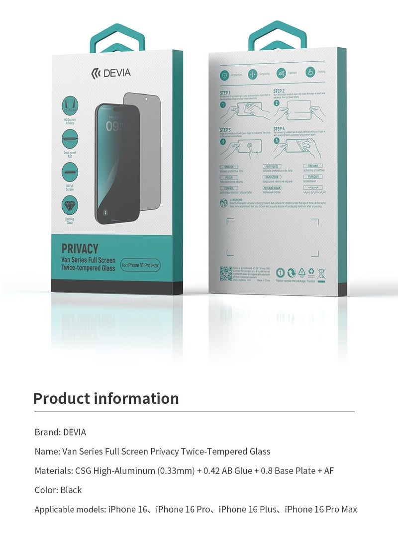 Phone Planet - iPhone 16 Plus screen protection is double toughened glass that ensures a safe user experience with fingerprint recognition support - Image 1
