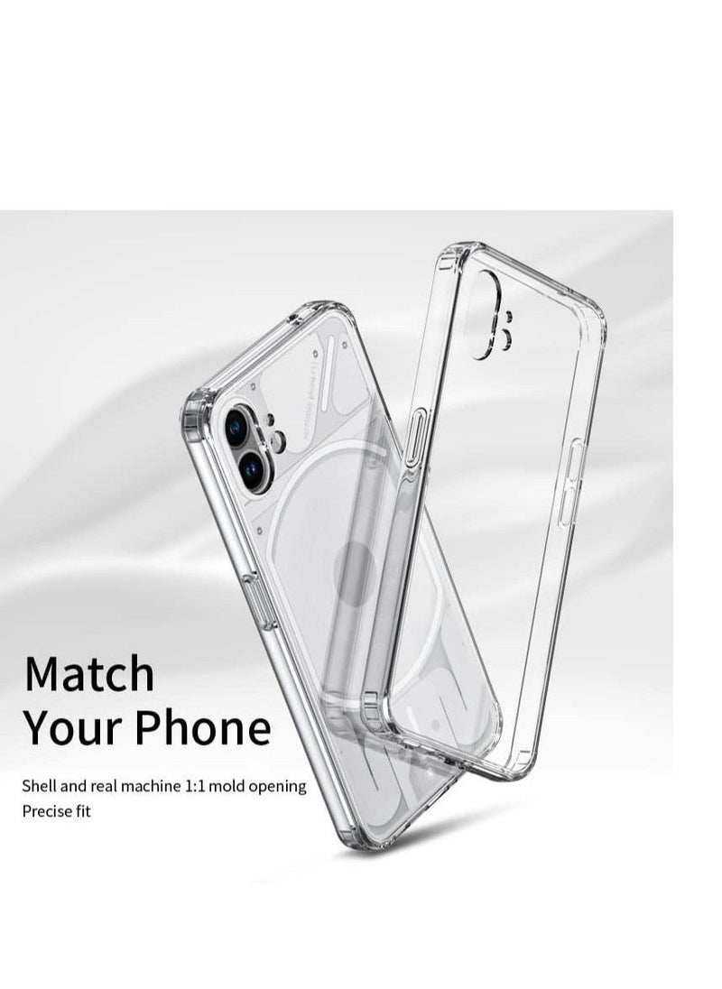 IAF Case for Nothing phone (1), Ultra Silm Soft Cover , Anti-Scratch cover for Nothing phone (1) - Transparent - Image 5